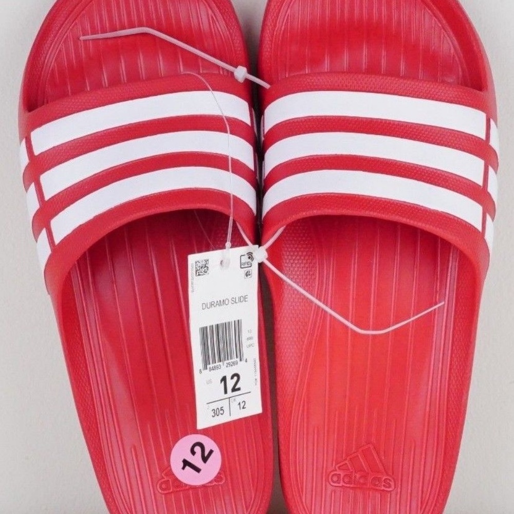 Adidas Duramo Sandal Slipper Mens Flip Flops - Picture 3 of 8